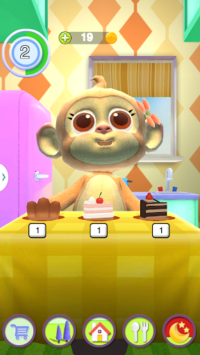 Talking Monkey - Smart Buddy - Gameplay image of android game