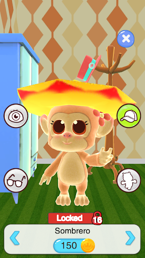 Talking Monkey - Smart Buddy - Gameplay image of android game
