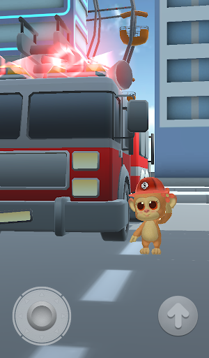 Talking Monkey - Smart Buddy - Gameplay image of android game