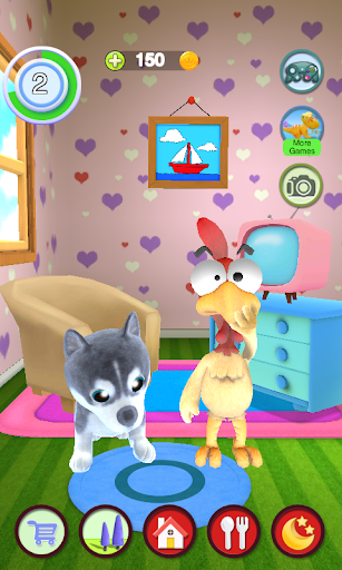 Talking Puppy And Chick - عکس بازی موبایلی اندروید