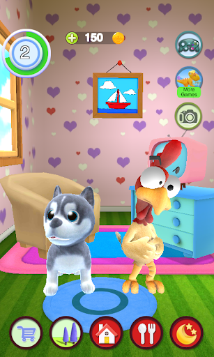 Talking Puppy And Chick - عکس بازی موبایلی اندروید