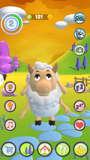 Talking Sheep - Gameplay image of android game