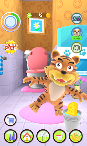Talking Tiger - Gameplay image of android game