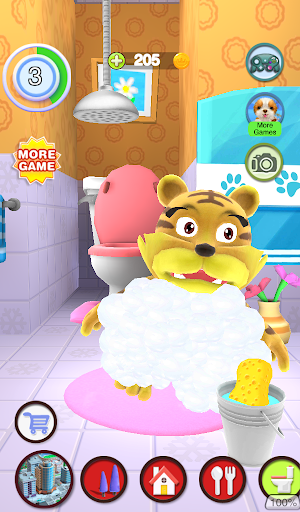 Talking Tiger - Gameplay image of android game