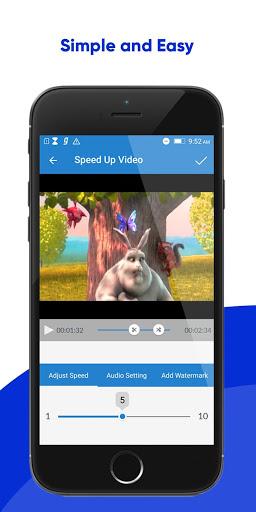 Speed Up Video Editor - Video Speed Fast And Slow - عکس برنامه موبایلی اندروید