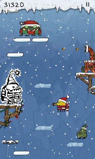 Doodle Jump Christmas Special - عکس بازی موبایلی اندروید