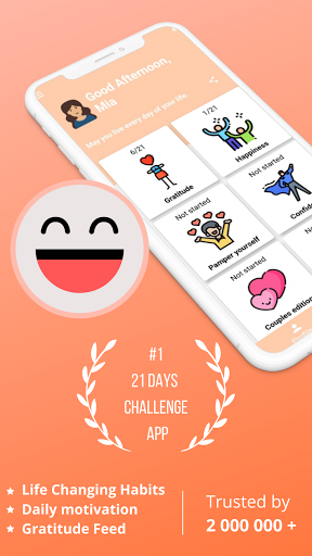 21 Days Challenge - عکس برنامه موبایلی اندروید