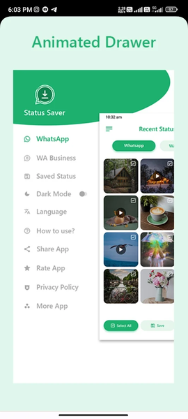 WAStatus Saver -Video Download - Image screenshot of android app