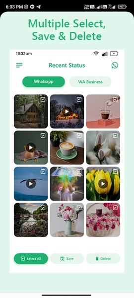 WAStatus Saver -Video Download - Image screenshot of android app