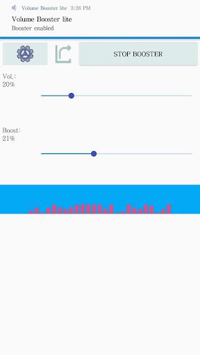 Volume Booster Lite - Image screenshot of android app