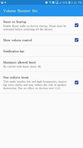 Volume Booster Lite - عکس برنامه موبایلی اندروید