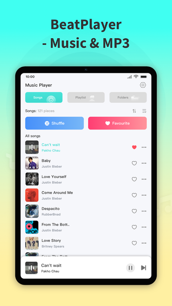 BeatPlayer - Music & MP۳ - عکس برنامه موبایلی اندروید