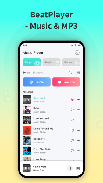 BeatPlayer - Music & MP3 - عکس برنامه موبایلی اندروید