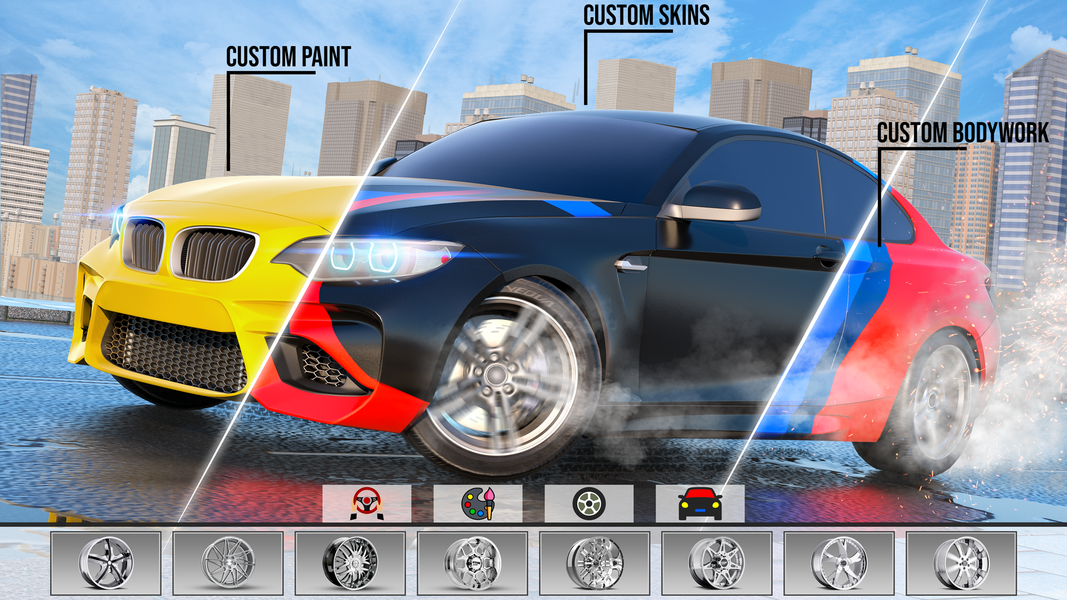 Extreme Car Driving Car Games - Gameplay image of android game