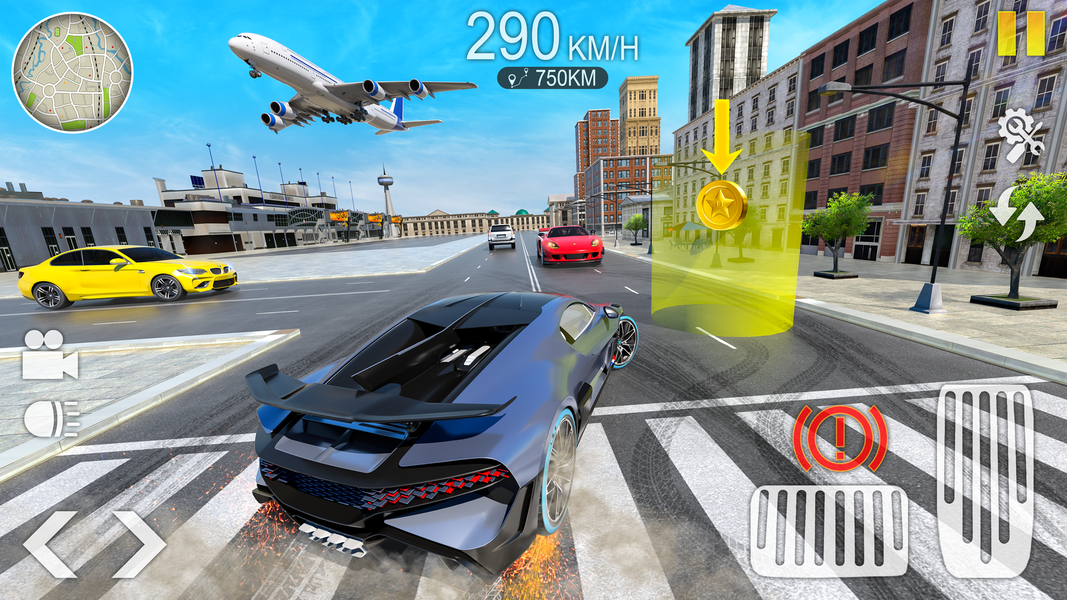 Extreme Car Driving Car Games - Gameplay image of android game