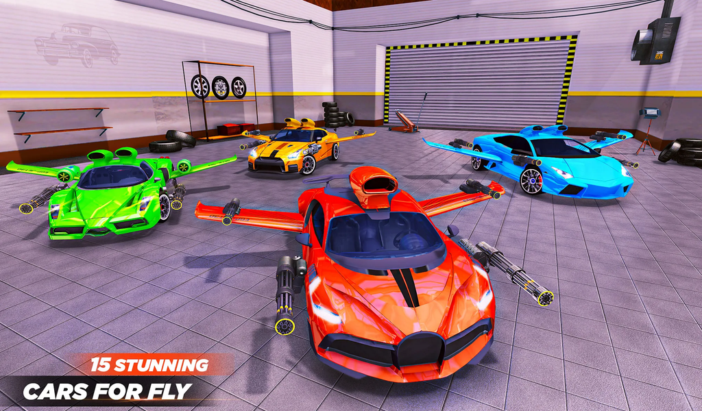 Flying Car & Driving simulator - عکس بازی موبایلی اندروید