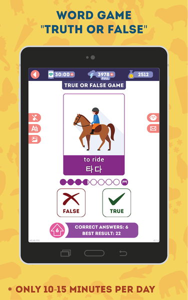 Korean for Beginners - Gameplay image of android game