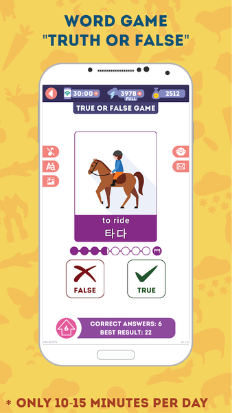 Korean for Beginners - Gameplay image of android game