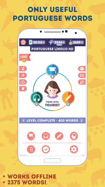 Portuguese for Beginners - Gameplay image of android game