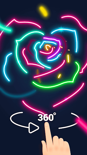 Brain it: 3D Picture by Line - Gameplay image of android game