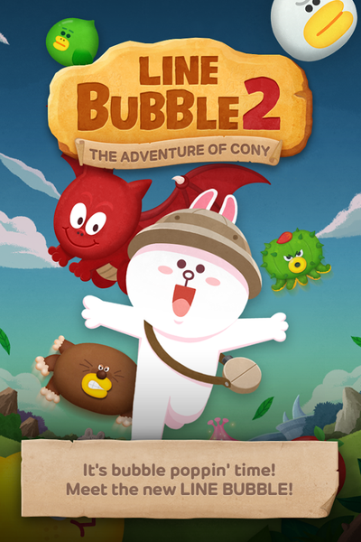 LINE Bubble2 - Gameplay image of android game