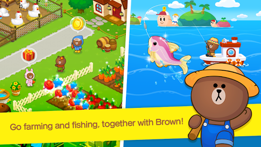 LINE BROWN FARM - عکس بازی موبایلی اندروید