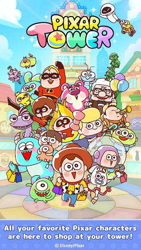 LINE: Pixar Tower - Gameplay image of android game