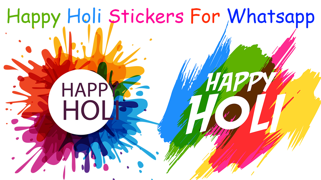 Holi Stickers and Holi Images - Image screenshot of android app