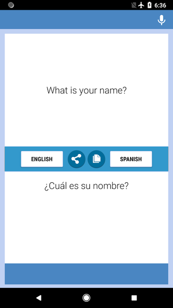 English-Spanish Translator - عکس برنامه موبایلی اندروید