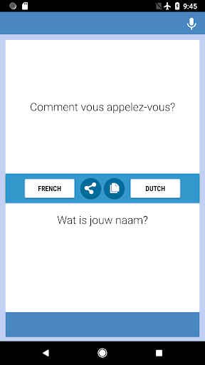 French-Dutch Translator - Image screenshot of android app