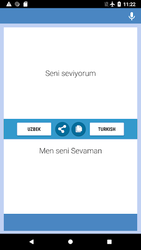 Uzbek Turkish Translator - Image screenshot of android app