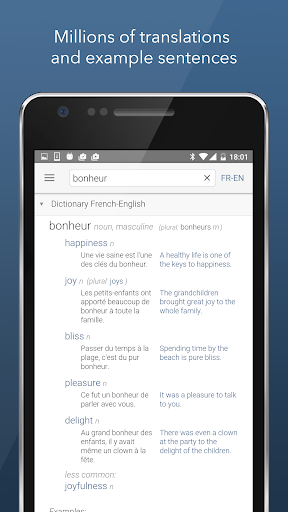 Dictionary Linguee - عکس برنامه موبایلی اندروید