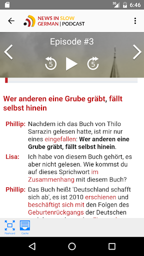 News in Slow German - Image screenshot of android app