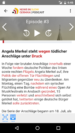 News in Slow German - Image screenshot of android app