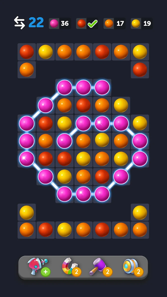 Bubble Link - Connect & Match - Gameplay image of android game