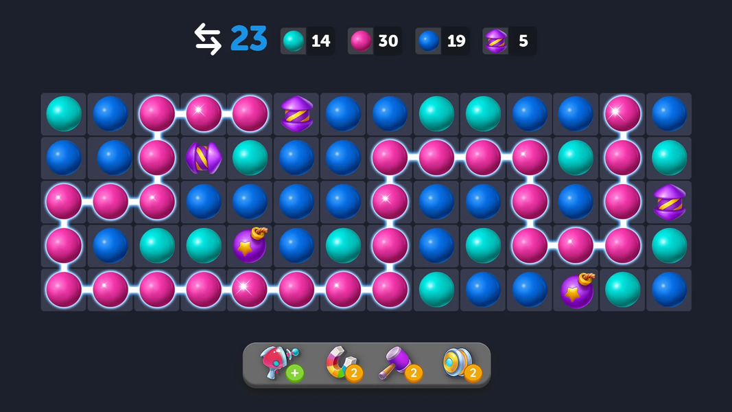 Bubble Link - Connect & Match - Gameplay image of android game
