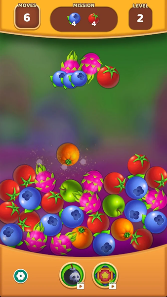 Fruit Bubble Blast - Gameplay image of android game