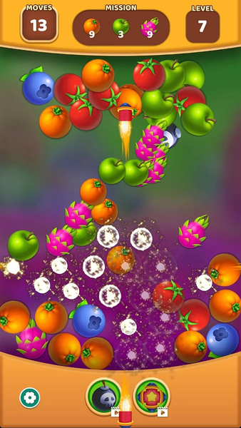Fruit Bubble Blast - Gameplay image of android game