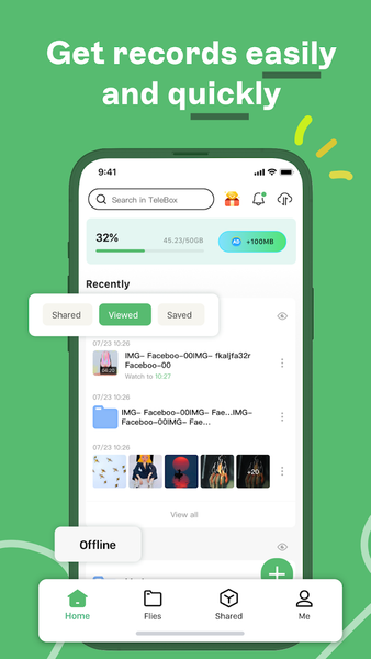 TeleDisk: Cloud Storage - عکس برنامه موبایلی اندروید