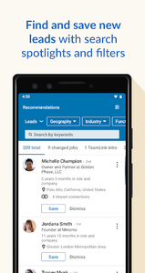 LinkedIn Sales Navigator - عکس برنامه موبایلی اندروید