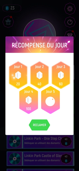 Linkin Park Tiles Hop EDM Rush - عکس بازی موبایلی اندروید