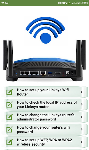 linksys router setup guide - عکس برنامه موبایلی اندروید