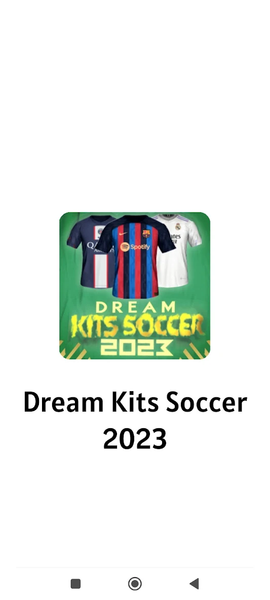 Dream Kits Soccer 2024 - Image screenshot of android app