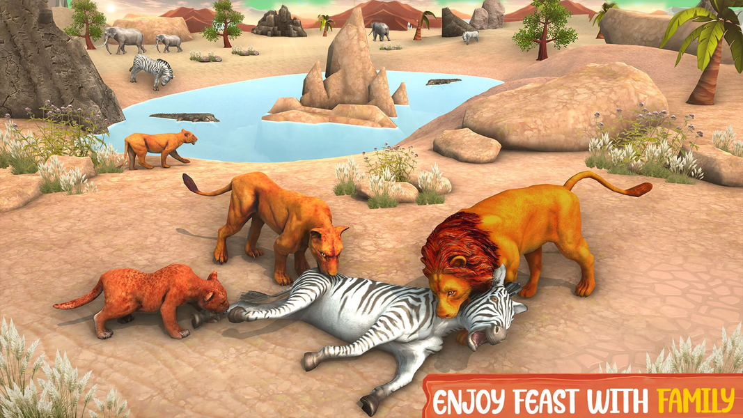 Lion King Game:Wild Adventure - عکس بازی موبایلی اندروید