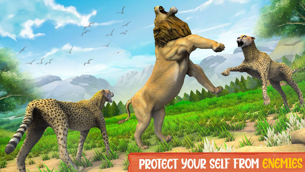 Lion King Game:Wild Adventure - عکس بازی موبایلی اندروید