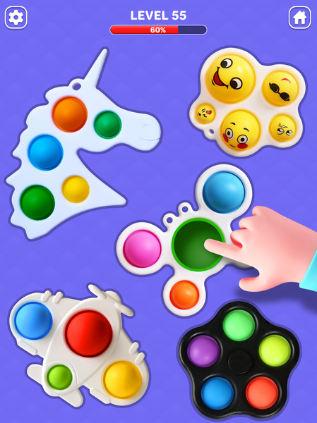 Pop it Toy 3D - Fidget Toys 3D - Gameplay image of android game