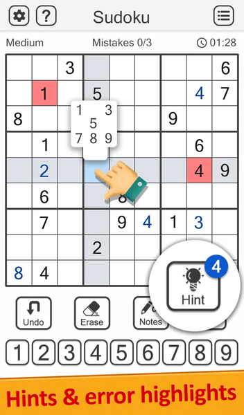 Sudoku Classic Puzzle Game - عکس بازی موبایلی اندروید