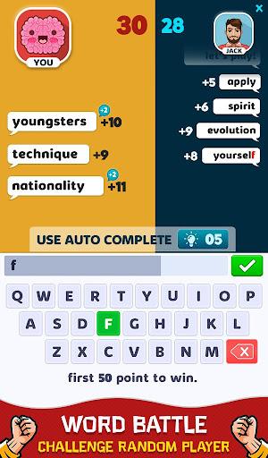 Word Battle - Word Wars Game - Image screenshot of android app