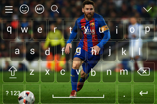 Lionel Messi Keyboard theme - عکس برنامه موبایلی اندروید
