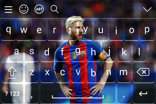 Lionel Messi Keyboard theme - عکس برنامه موبایلی اندروید